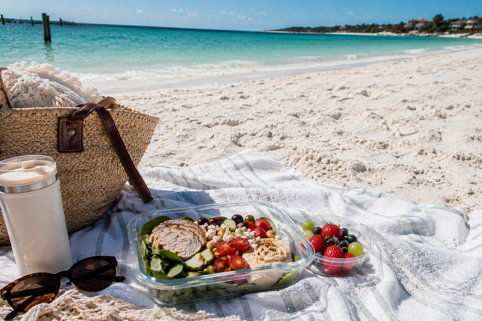 7 Easy Healthy Beach Lunches That Actually Taste Good